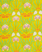 Robe Kaftan de Plage - Muguet Yellow