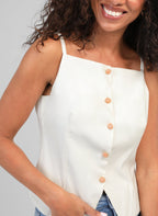 Debardeur Kantin Blanc Casse