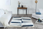 Karena - Tapis D'Intérieur - Polyester - Bleu