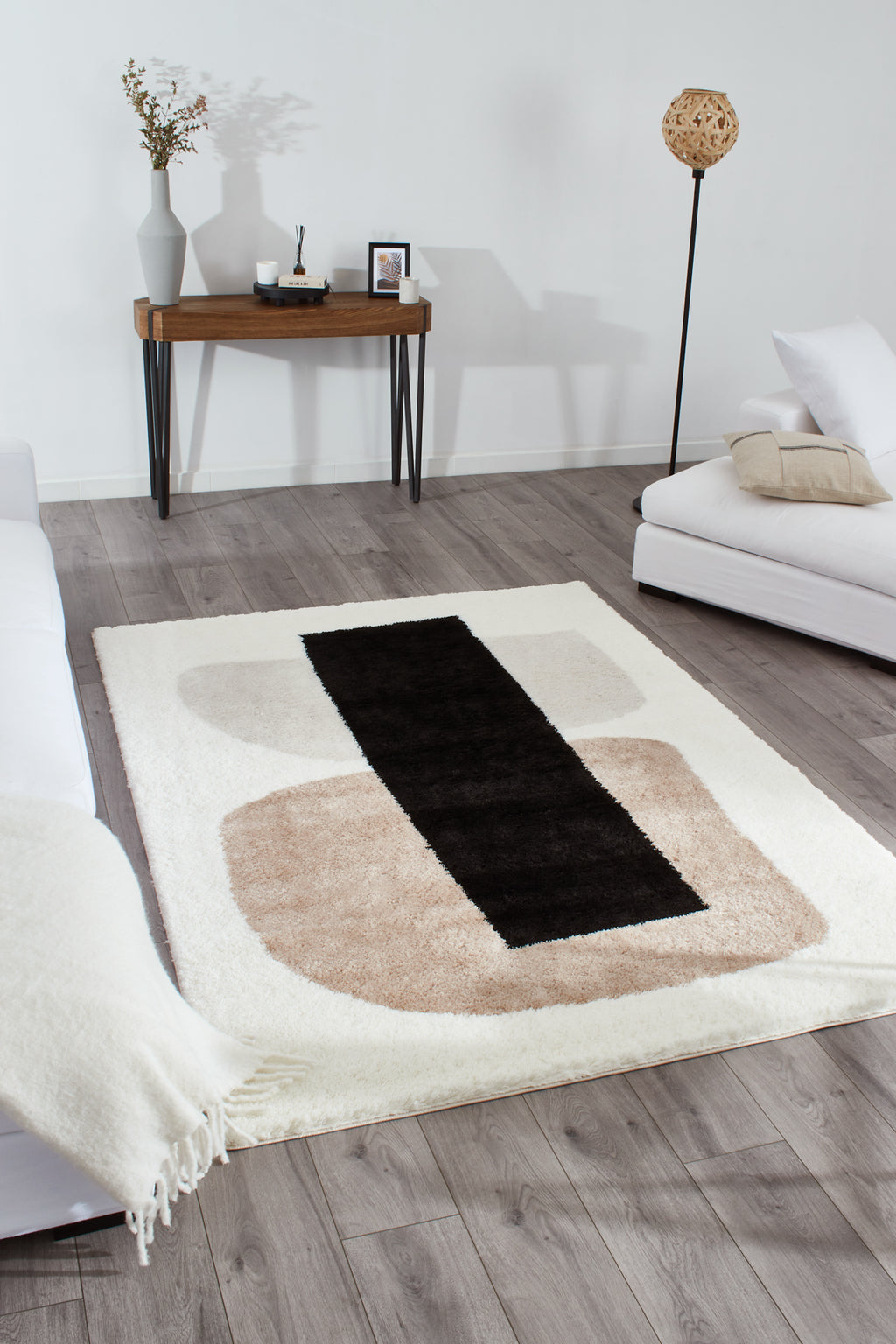 Karena - Tapis D'Intérieur - Polyester - Ivoire