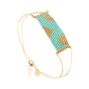 Bracelet Kara Doré Aqua