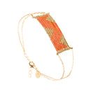 Bracelet Kara Doré Corail