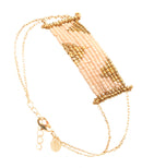 Bracelet Kara Doré Saumon