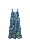 Robe Longue Kareen Bleu