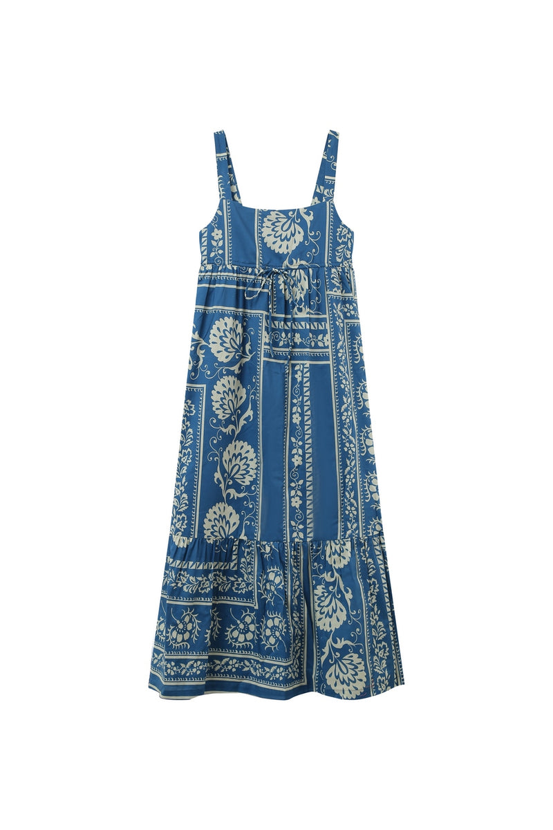 Robe Longue Kareen Bleu