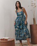 Robe Longue Kareen Bleu