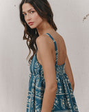 Robe Longue Kareen Bleu