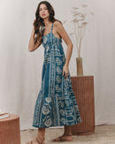 Robe Longue Kareen Bleu