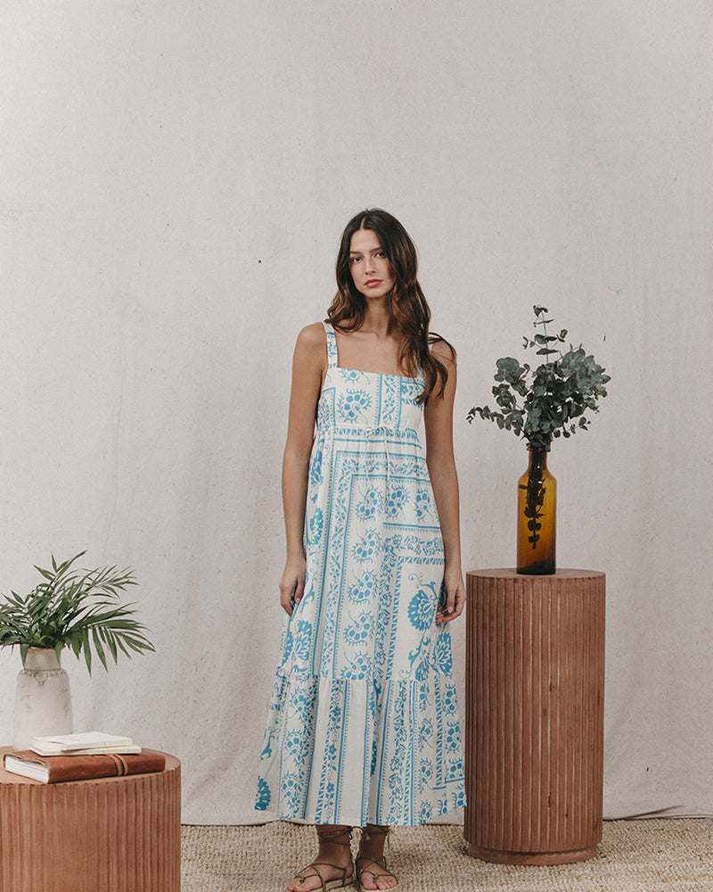 Robe Longue Kareen Ecru