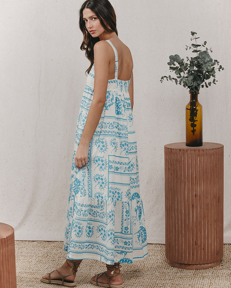 Robe Longue Kareen Ecru