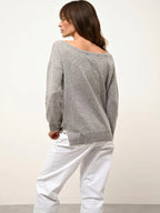 Jersey Cuello Redondo - Karen - Nuage Chiné
