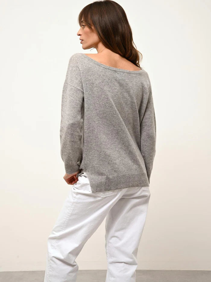 Jersey Cuello Redondo - Karen - Nuage Chiné