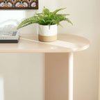 Karia - Consolle - Effetto laccato - Beige
