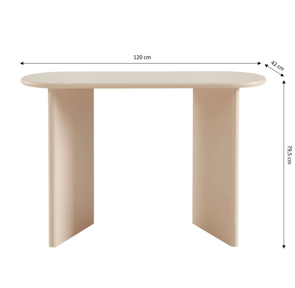 Karia - Consolle - Effetto laccato - Beige