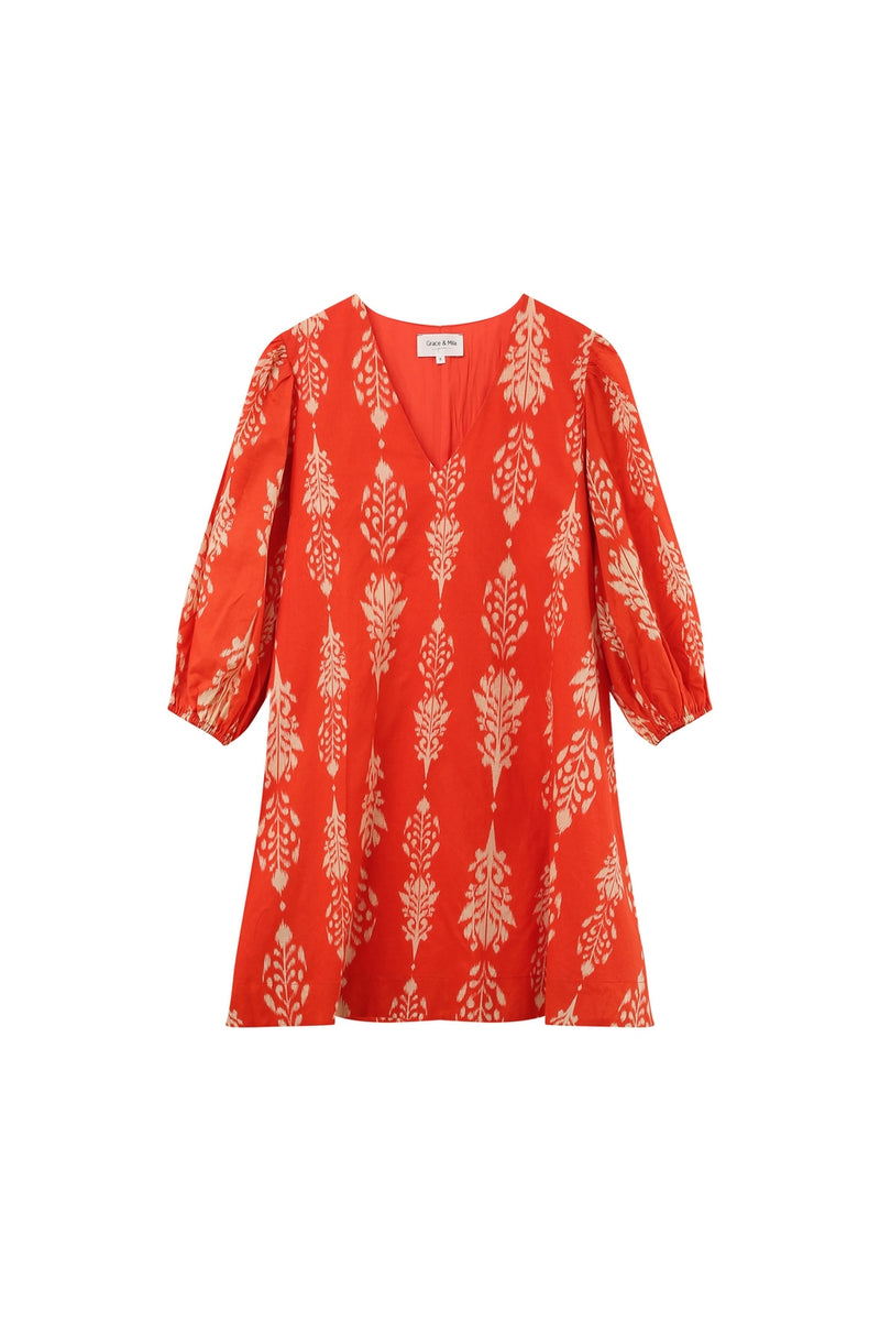 Vestido Corto Naranja Karmic