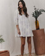 Karmique Short Dress - Ecru