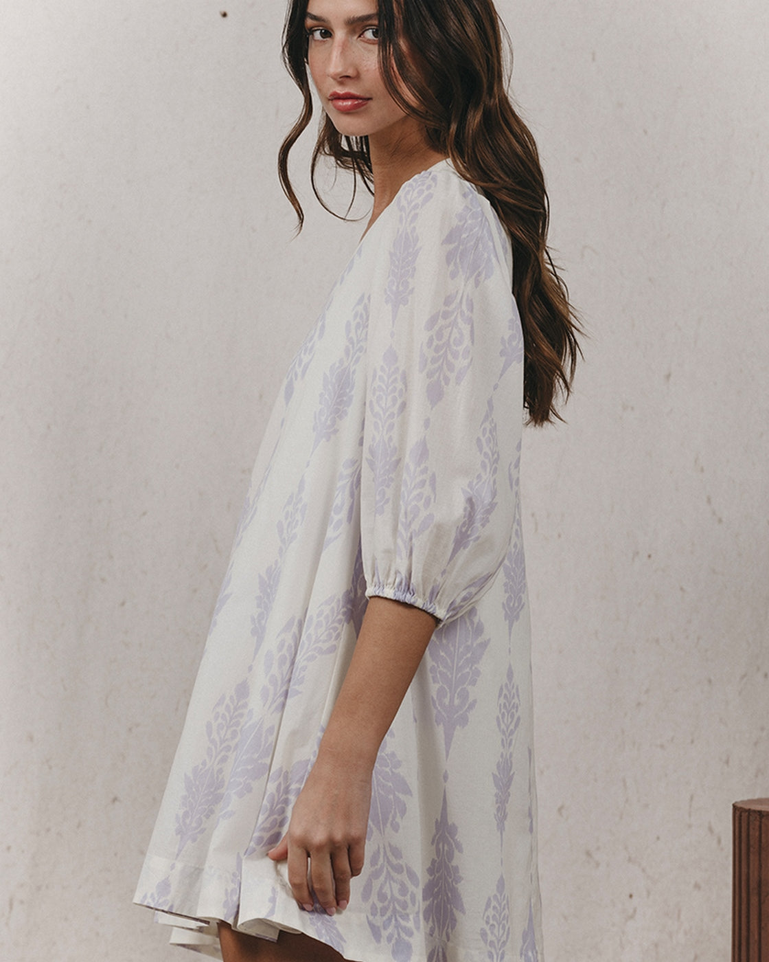 Karmique Short Dress - Ecru