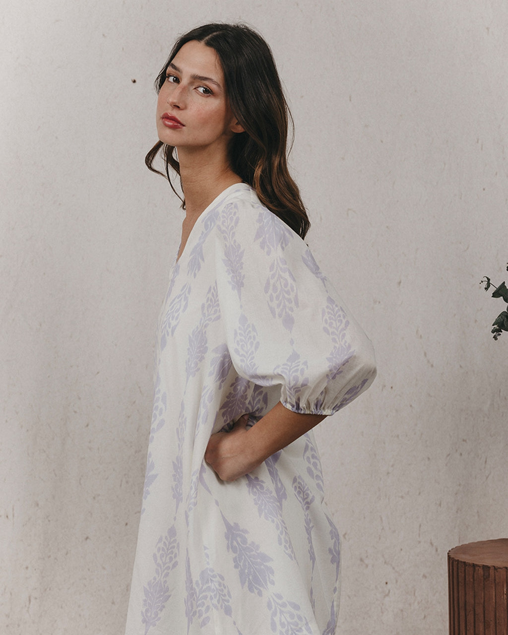 Karmique Short Dress - Ecru
