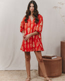Vestido Corto Naranja Karmic