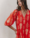Vestido Corto Naranja Karmic