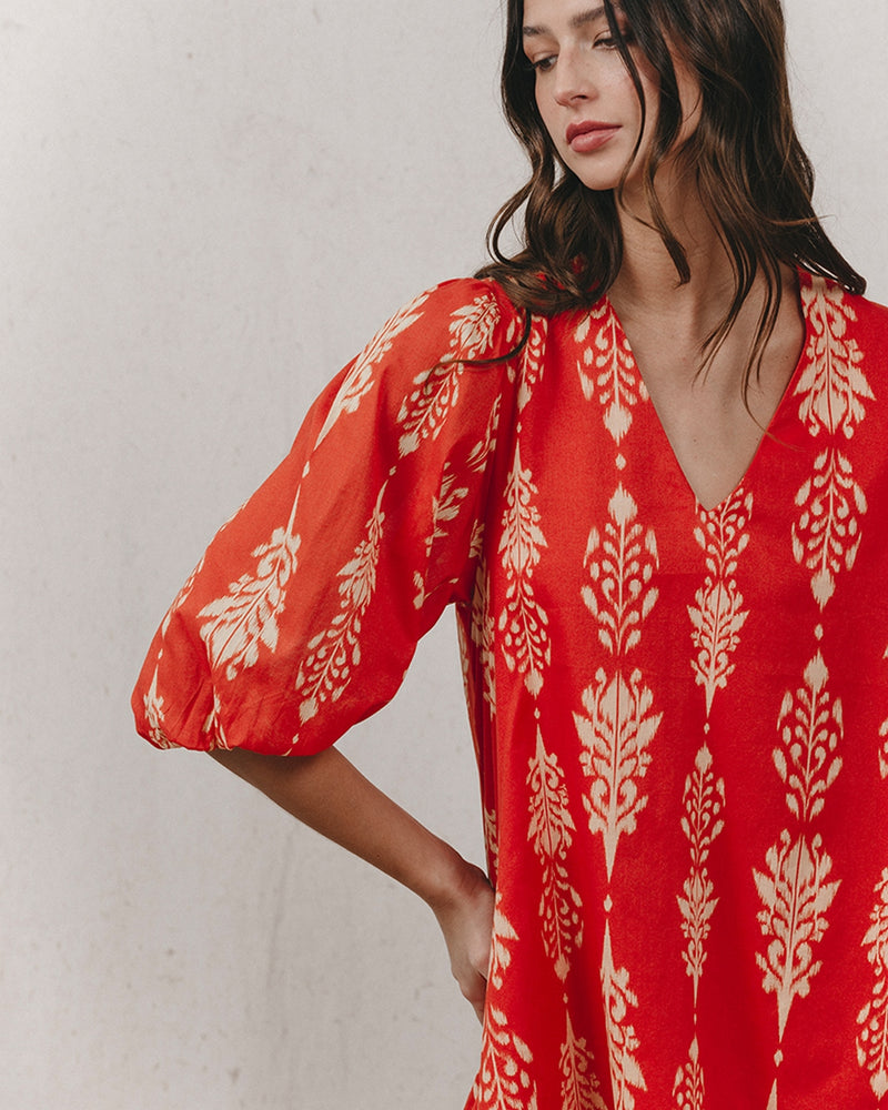 Vestido Corto Naranja Karmic