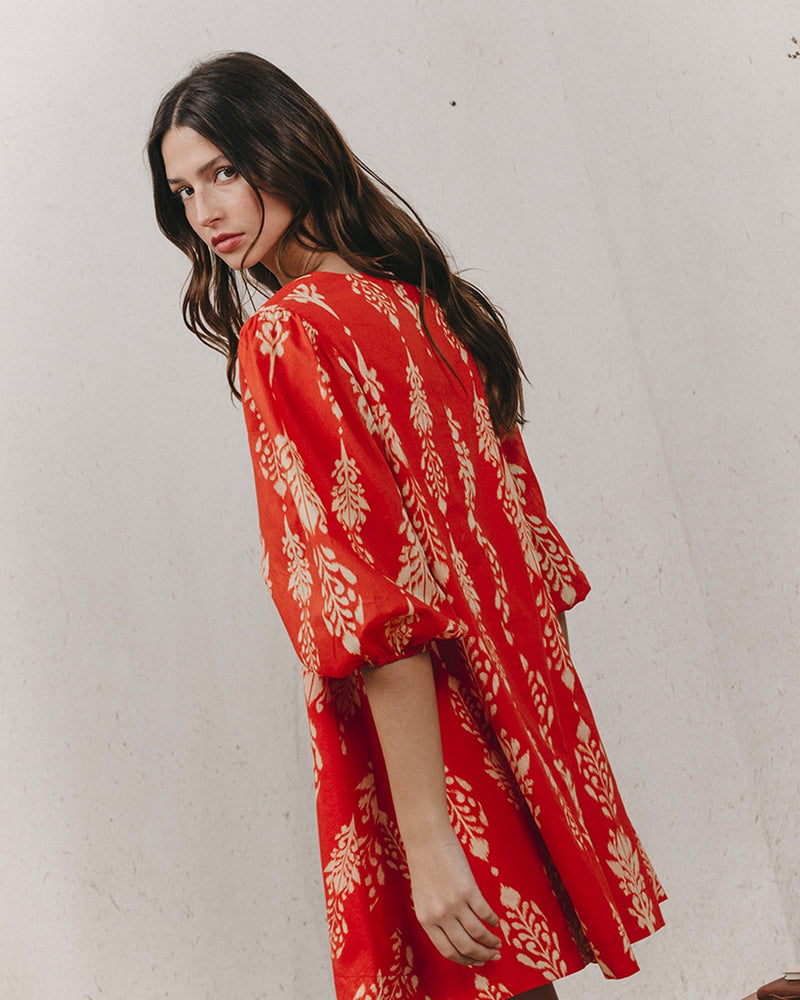 Vestido Corto Naranja Karmic