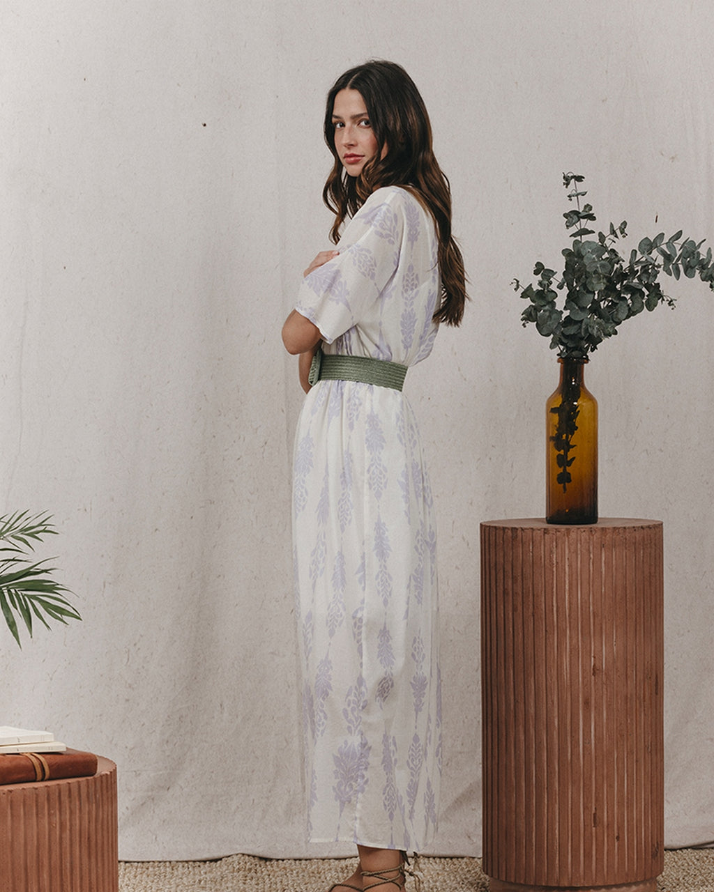 Vestido Largo Kaspian - Crudo