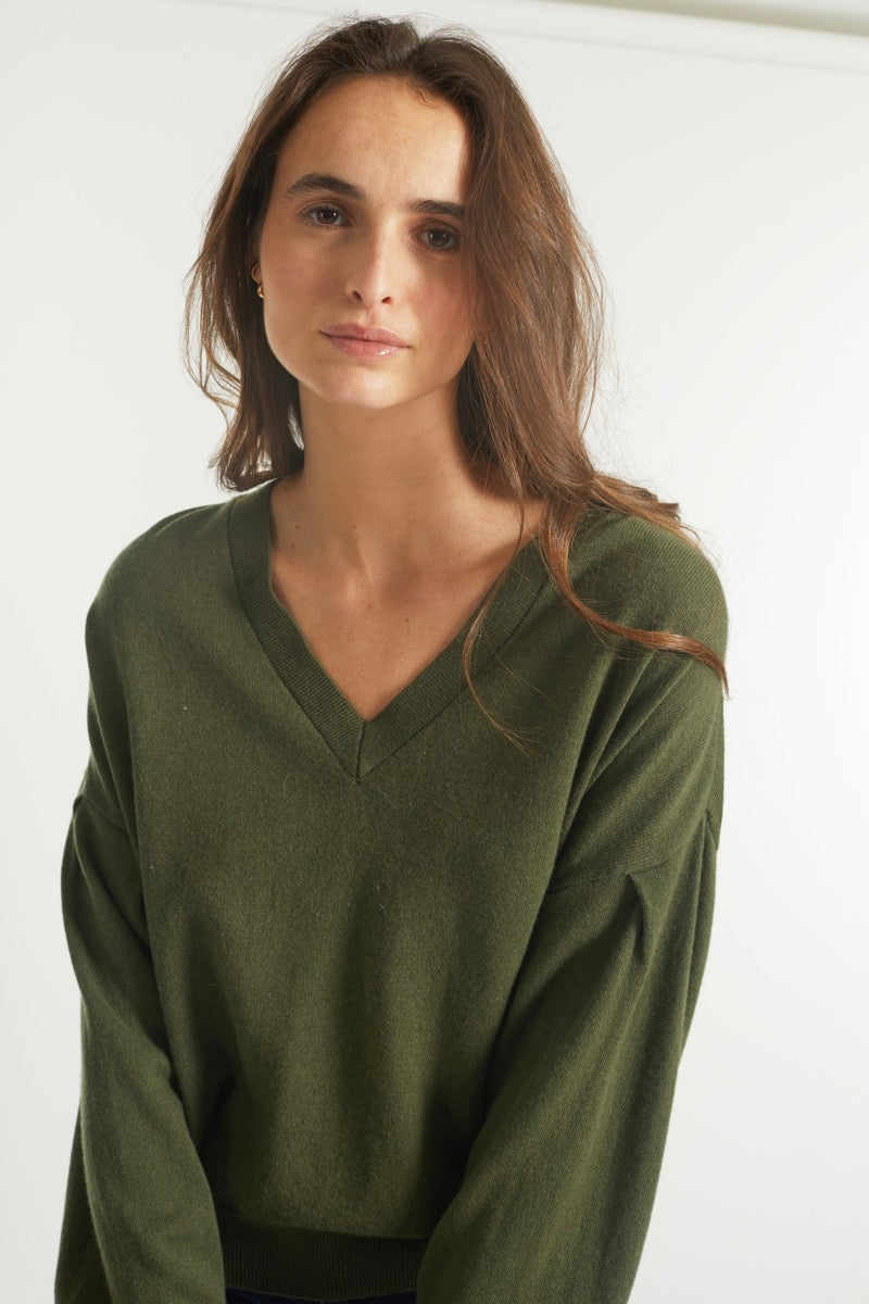 Reiko - Kassia Sweater - Khaki - Woman