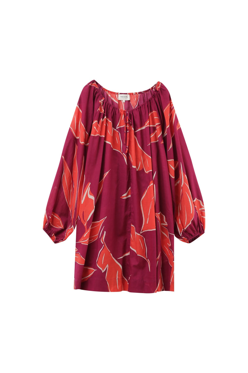 Robe Courte Kassis Pivoine