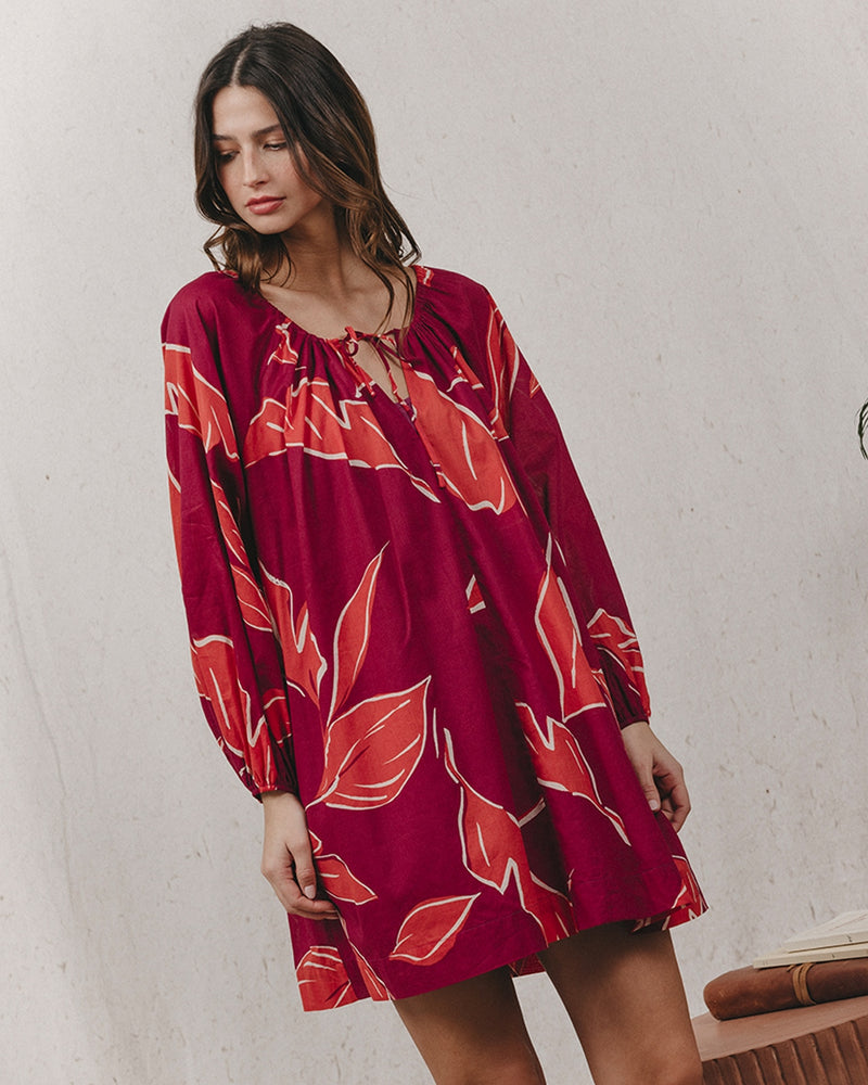 Robe Courte Kassis Pivoine