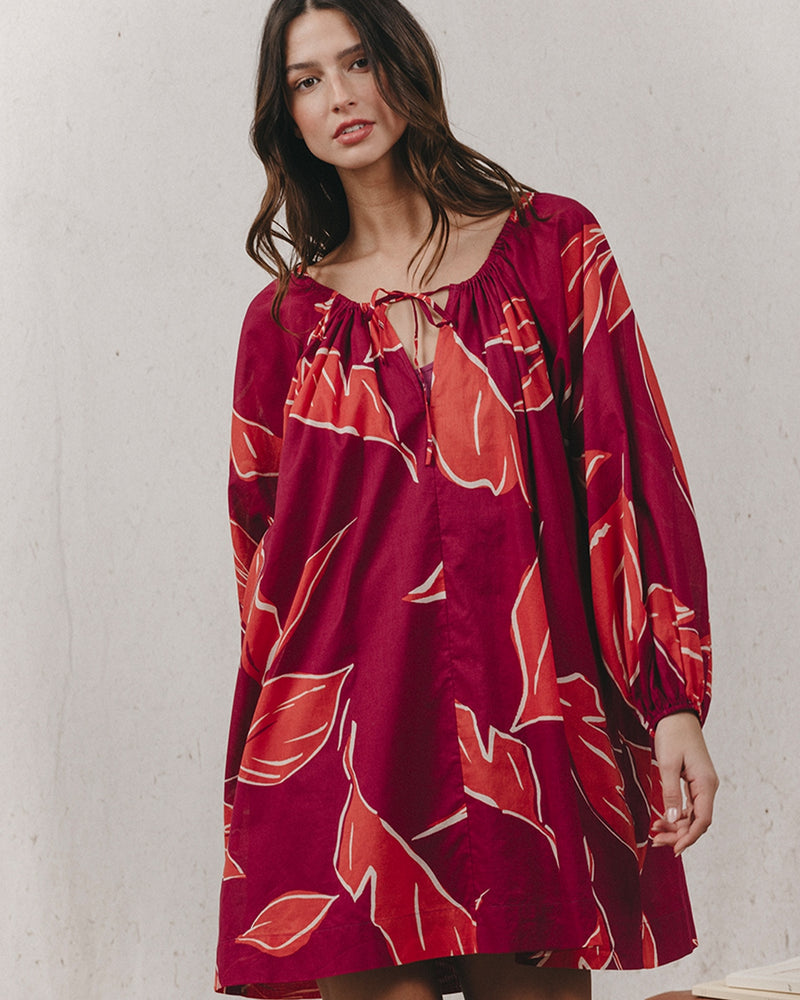 Robe Courte Kassis Pivoine