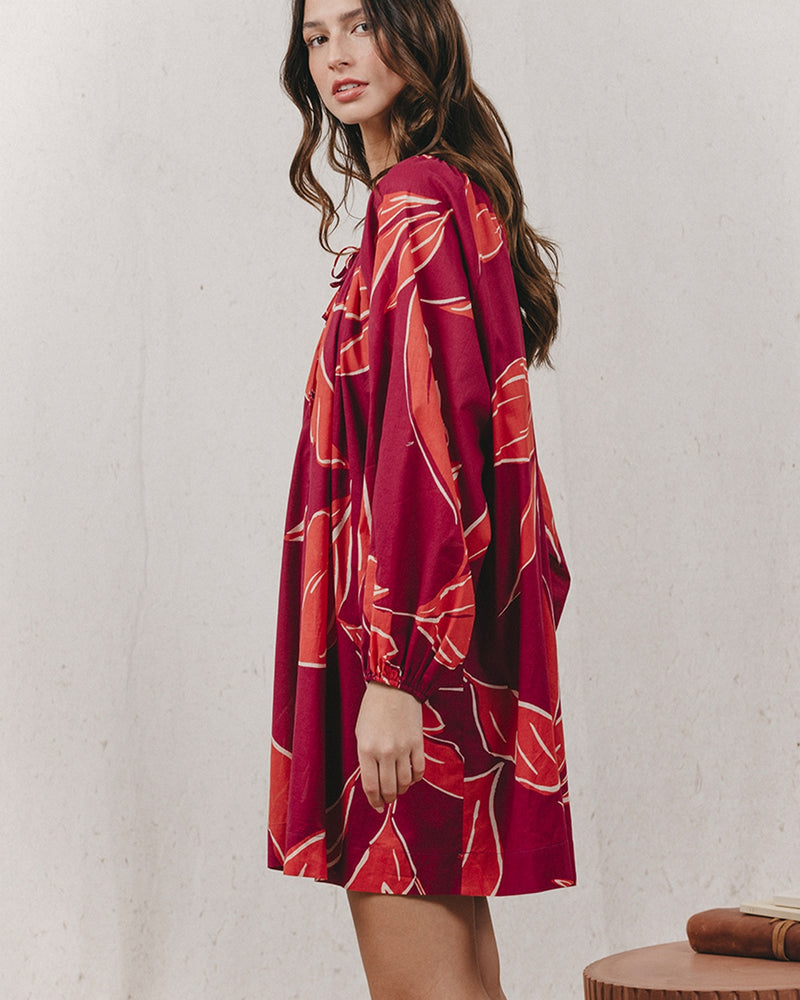 Robe Courte Kassis Pivoine