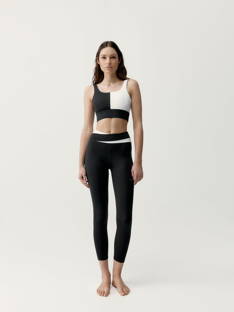Legging Kate - Black/Off White - Femme