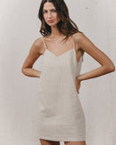Robe Courte Kate Beige