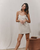 Robe Courte Kate Beige