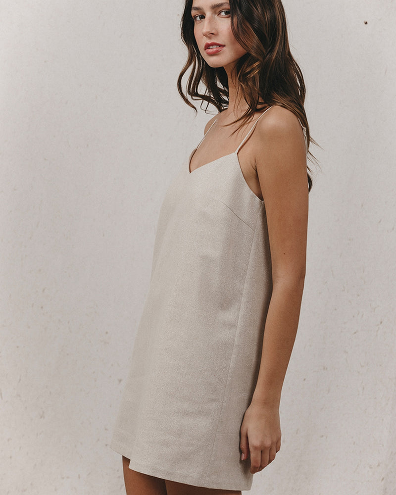 Robe Courte Kate Beige