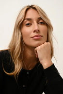 Cardigan Col Rond - Katharine - Noir