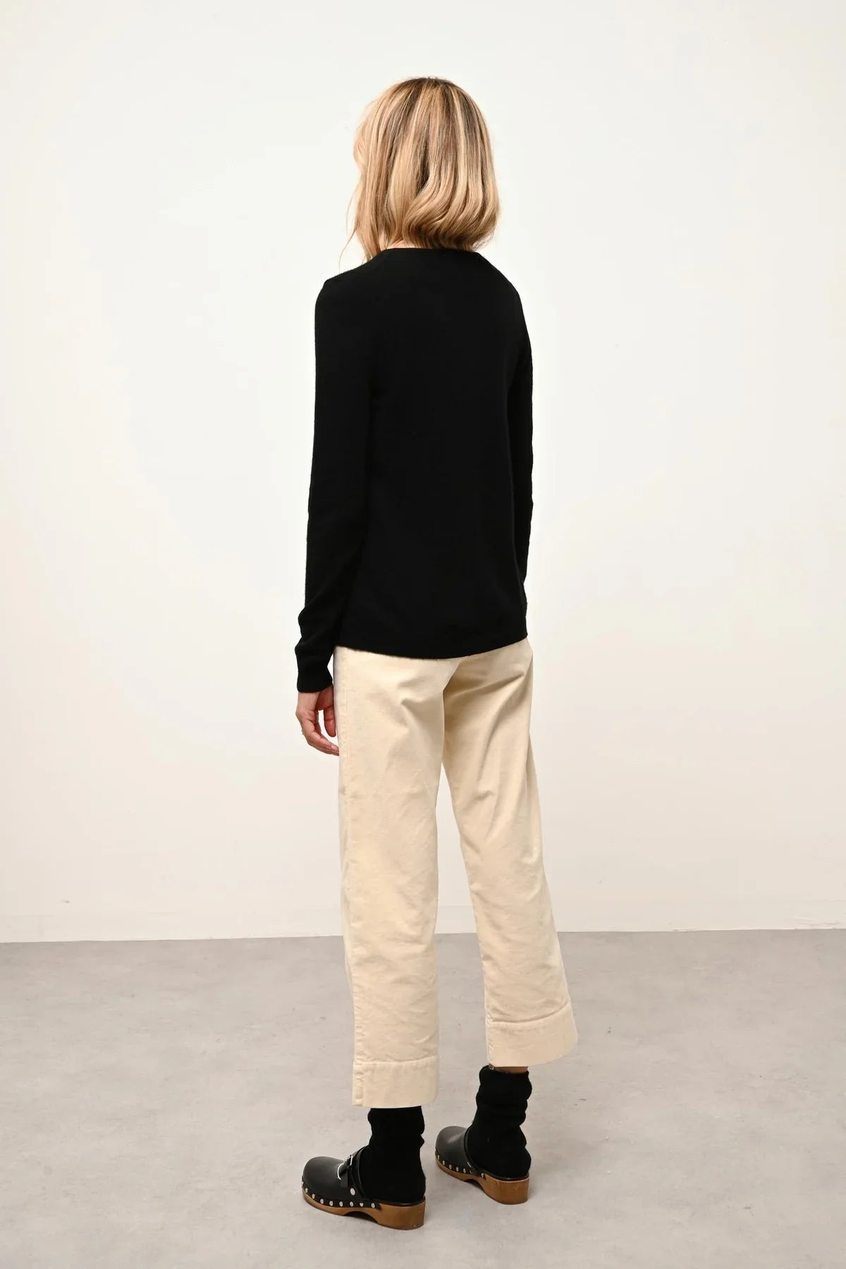 Cardigan Col Rond - Katharine - Noir
