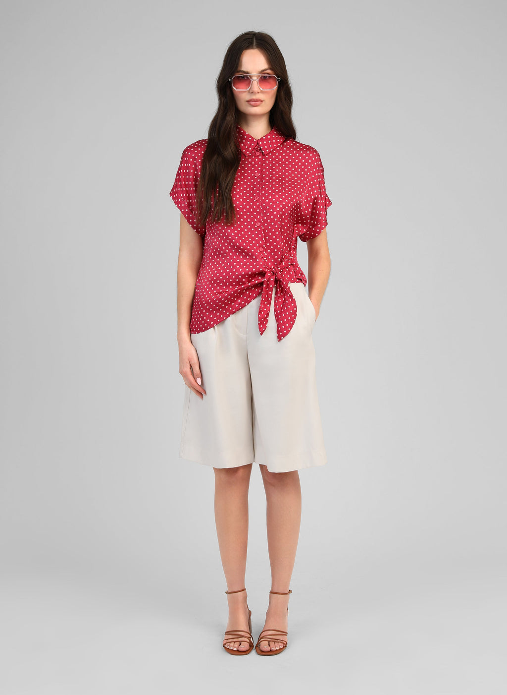 Chemise Kaviny Doriva Framboise
