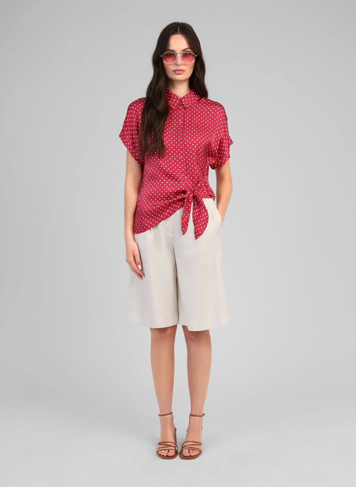 Chemise Kaviny Doriva Framboise