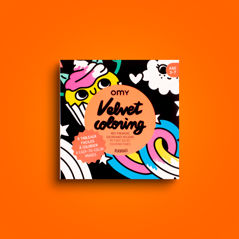 Coloriage Velours - Kawaii