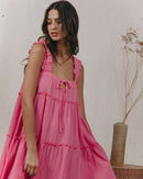 Robe Courte Kawai Rose