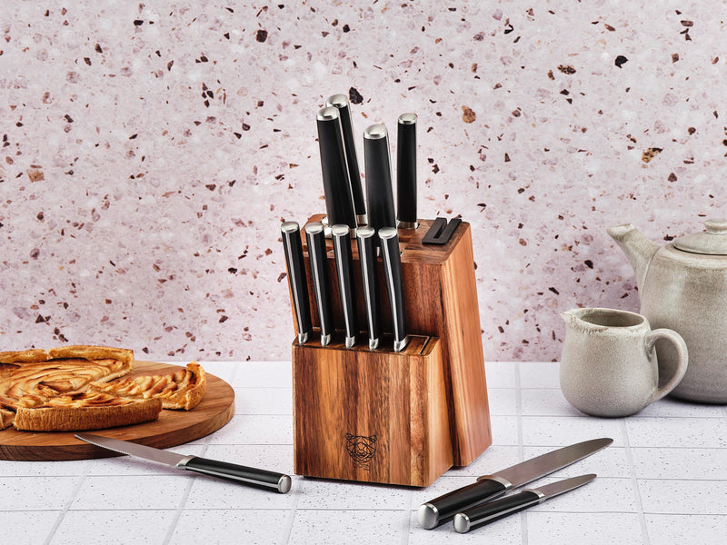 Bloc Couteaux De Cuisine Et Couteaux À Steak Jona Loviisa - 14 Pièces