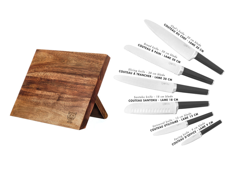 Bloc Couteaux De Cuisine Jona Vantaa - 7 Pièces