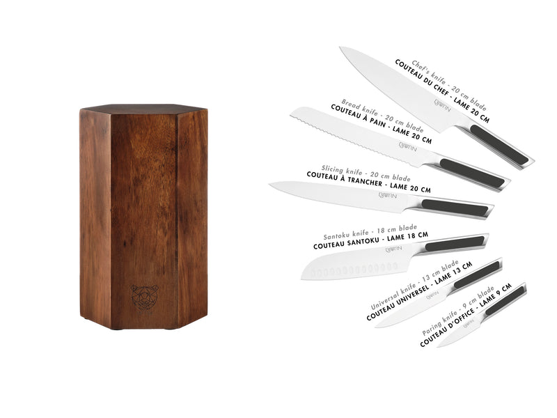 Bloc Couteaux De Cuisine Loki Imatra - 7 Pièces