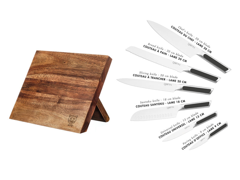 Bloc Couteaux De Cuisine Loki Vantaa - 7 Pièces