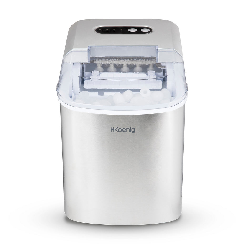 Ice Maker 12Kg - Stainless Steel