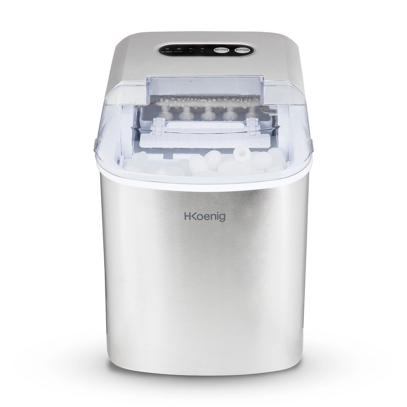 Ice Maker 12Kg - Stainless Steel