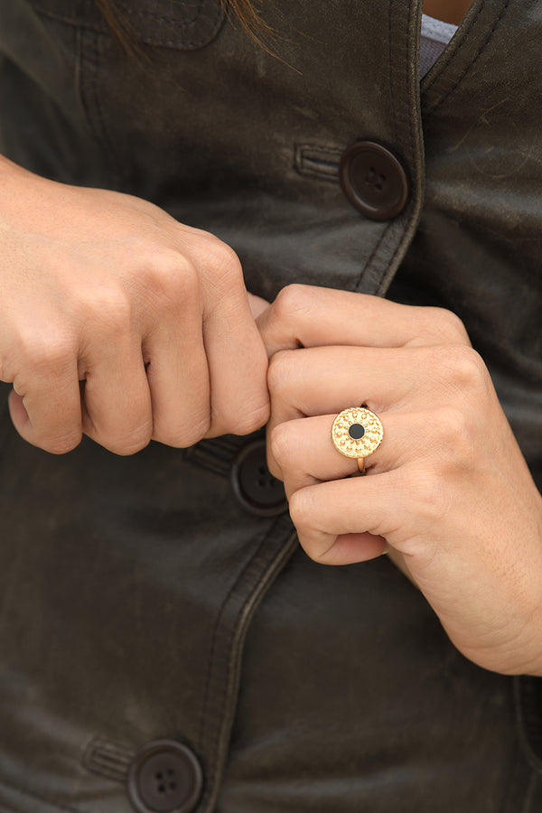 Adjustable "Sylvie" Stainless Steel Ring