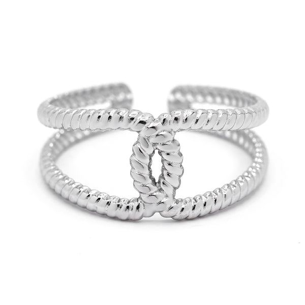 Adjustable Ring "Tatiana" Stainless Steel